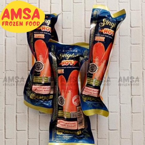 

sosis kanzler singles hot 60gr / sosis kanzler pedas