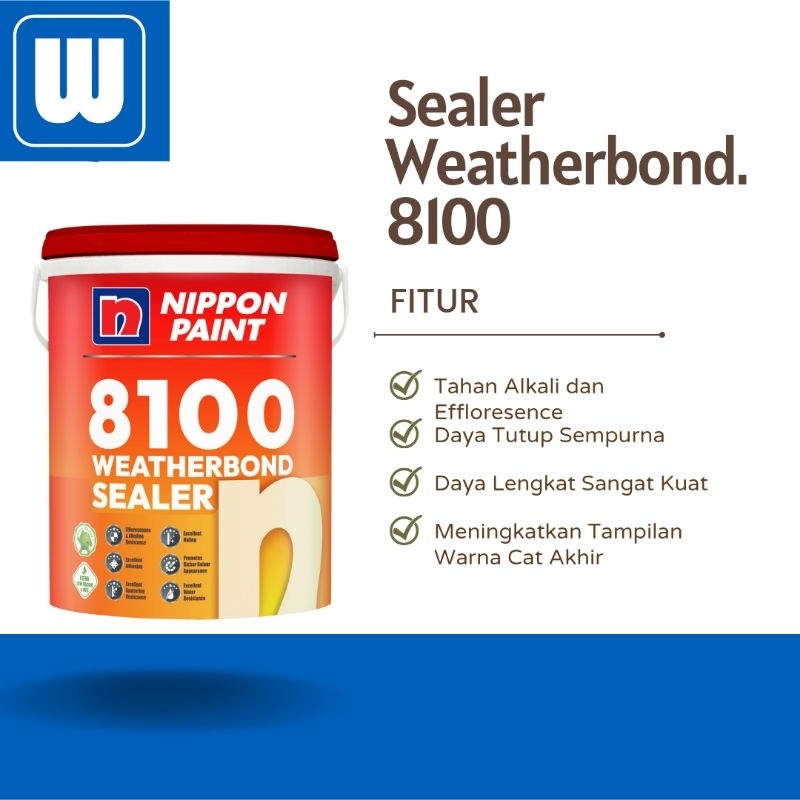 NIPPON 8100 WEATHERBOND SEALER-CAT DASAR DINDING EKSTERIOR