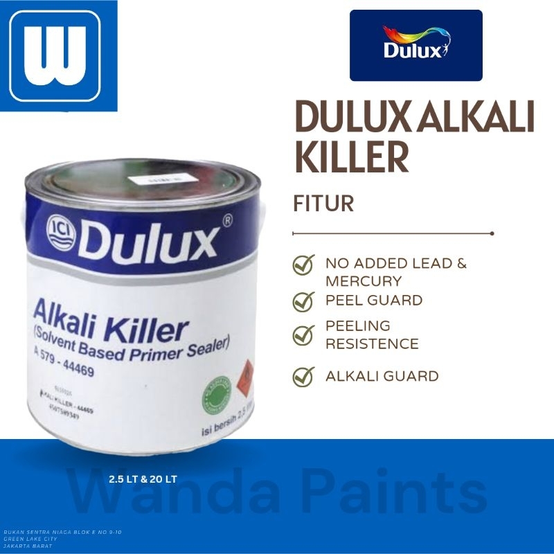 DULUX ALKALI KILLER Solvent Based (2.5 Liter)