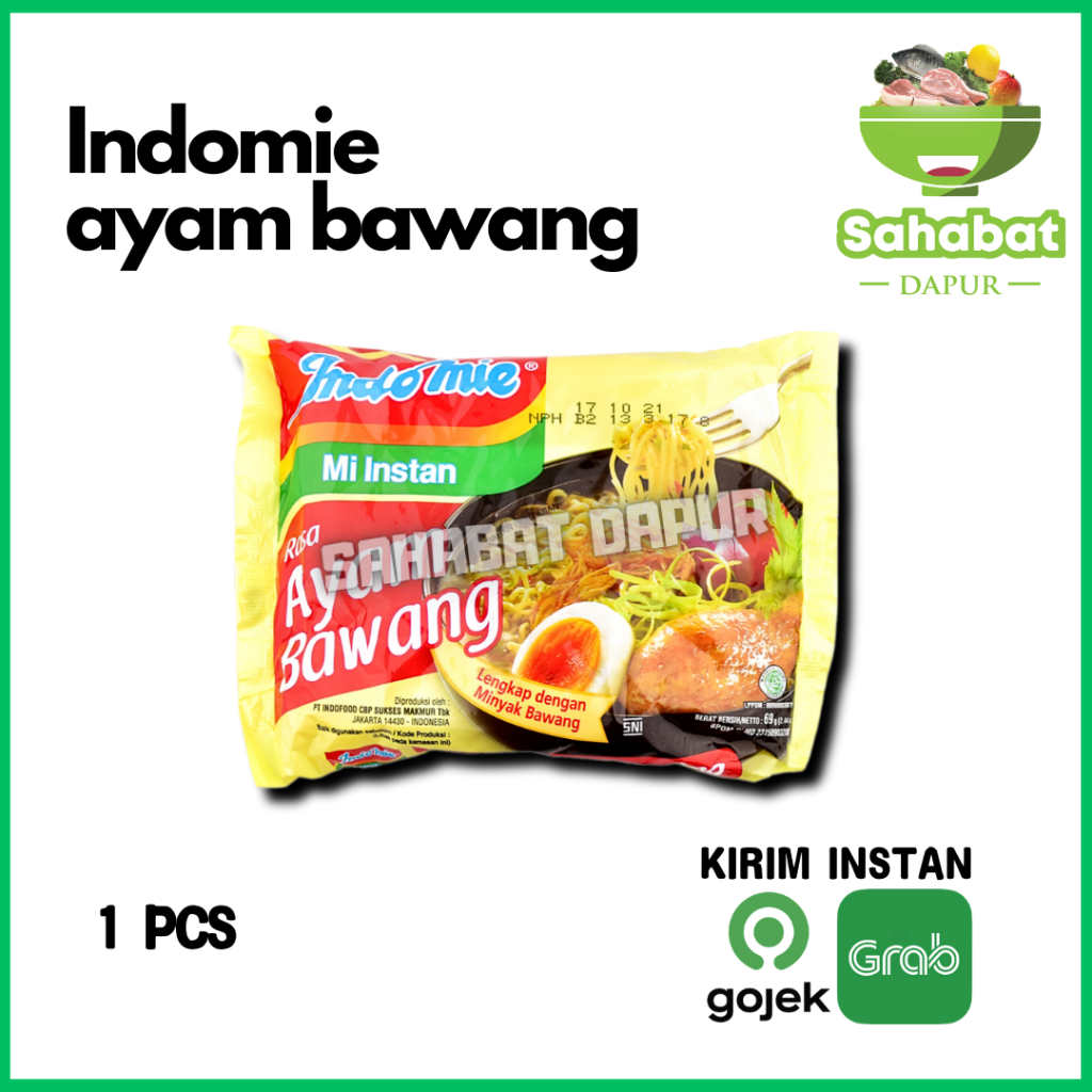 

Indomie Mie Ayam Bawang / Mi Instan 1pcs - Sahabatdapur