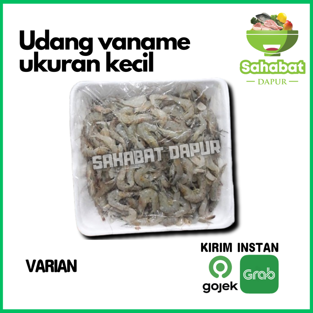 

Udang Kecil / Udang Vaname Ukuran Kecil - Sahabatdapur