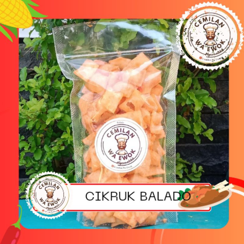 

cikruk balado cemilan wa ewok cemilan khas tasikmalaya enak gurih lezat bikin ketagihan