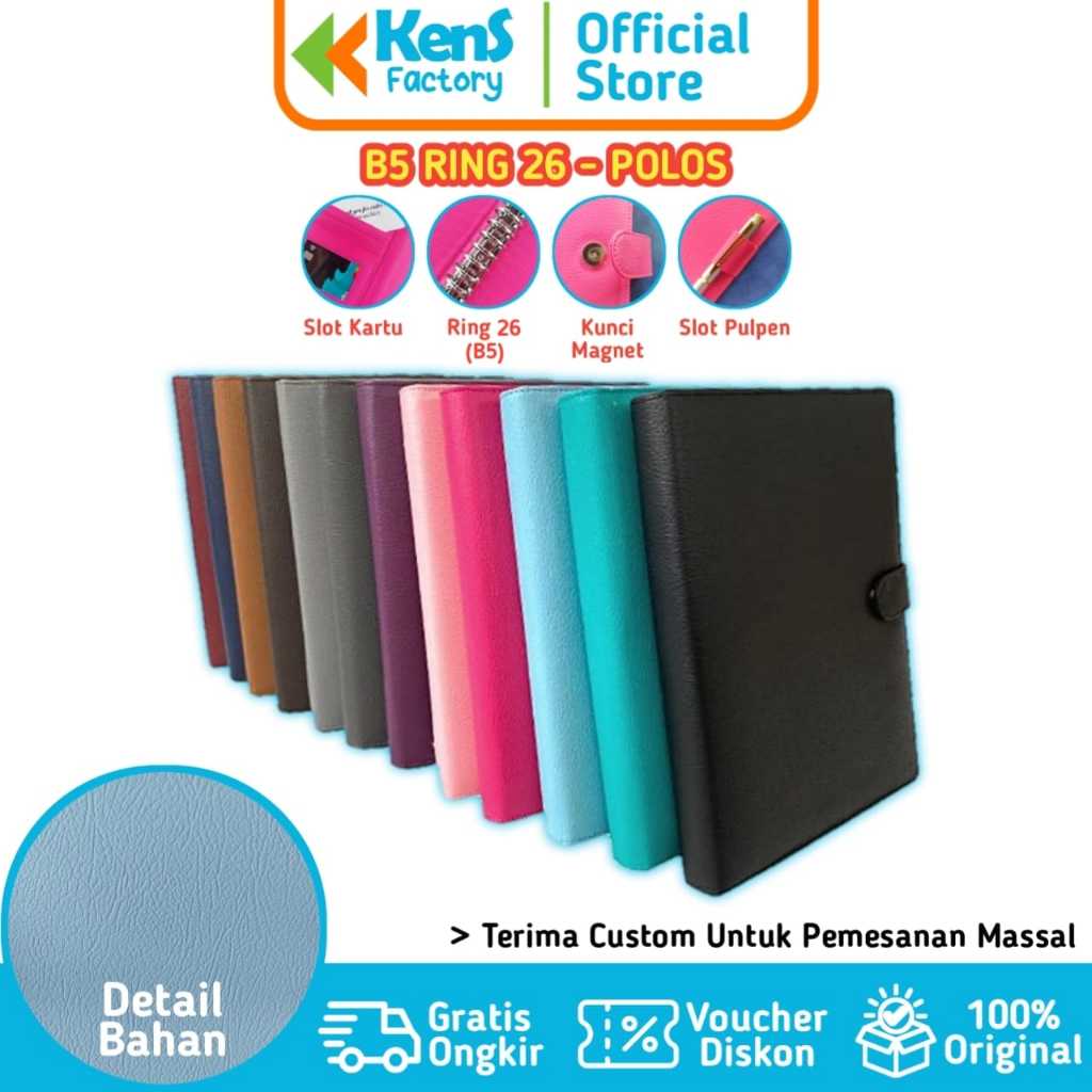 

Binder Polos Ekslusif B5 Ring 26 Agenda B5 Polos Ring 26 Binder Organizer B5 Berkualitas dan terlaris