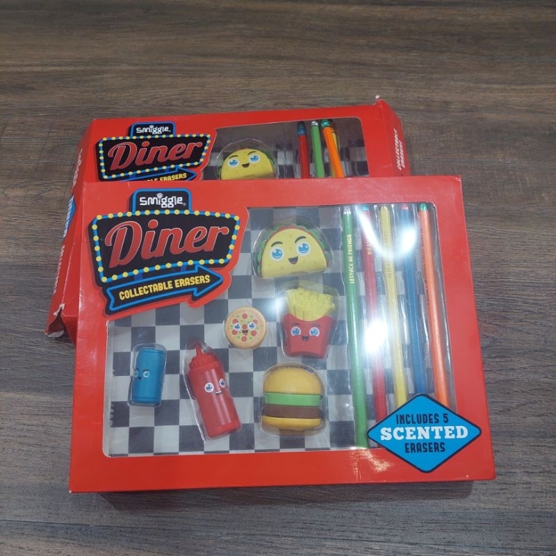 

SMIGGEL COLLECTABLE ERASERS BOX DINER