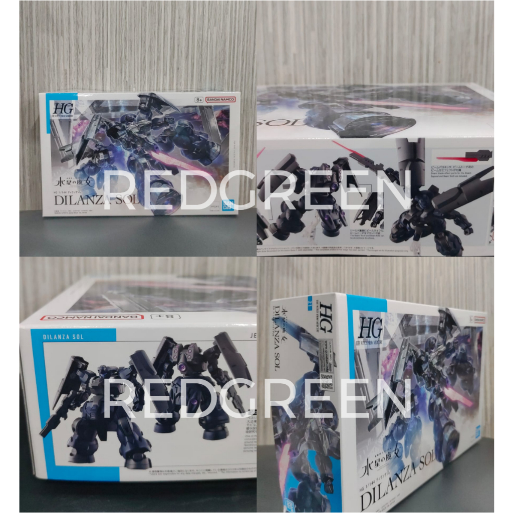 mainan anak koleksi bandai gundam HG the witch from mercury dilanza sol 1/144