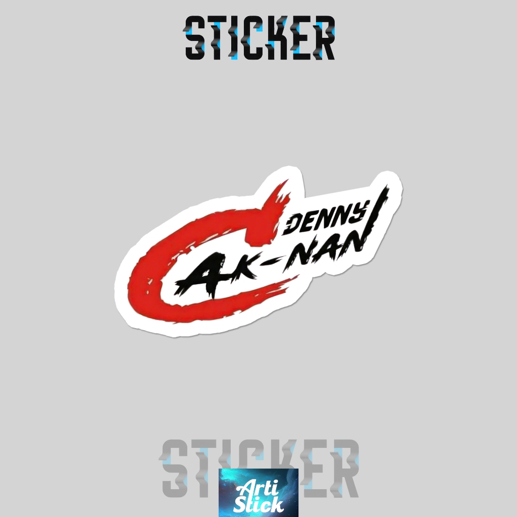 

(3 PCS) Sticker Band Series DENNY CAKNAN | Vinyl Laminasi anti air | ArtiStick Merch