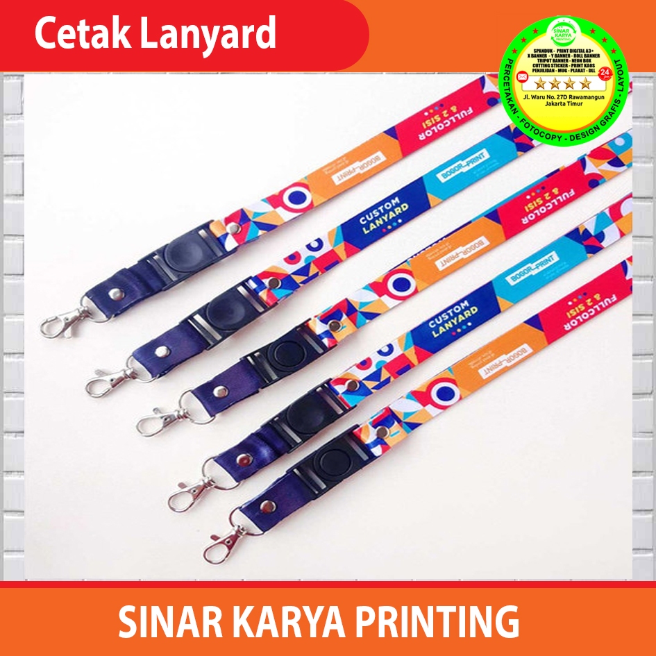 

cetak lanyard custom 2 sisi