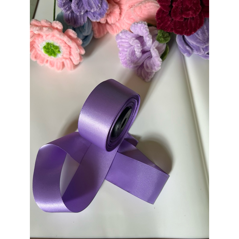 

pita satin ungu 3,8cm 20yard