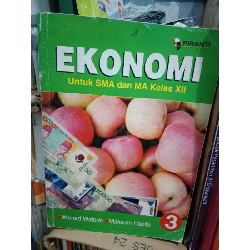 Buku Paket Ekonomi kelas 12/ 3 SMA dan MA Penebit Piranti