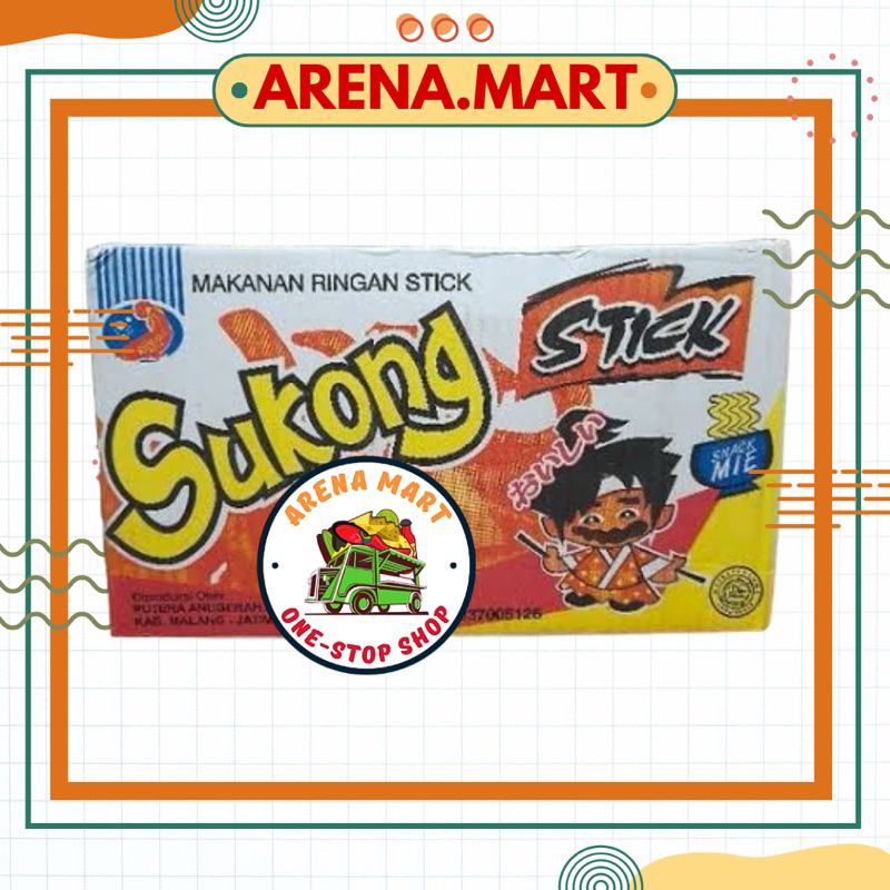 

Chiki ciki snack cemilan Sukong stik stick