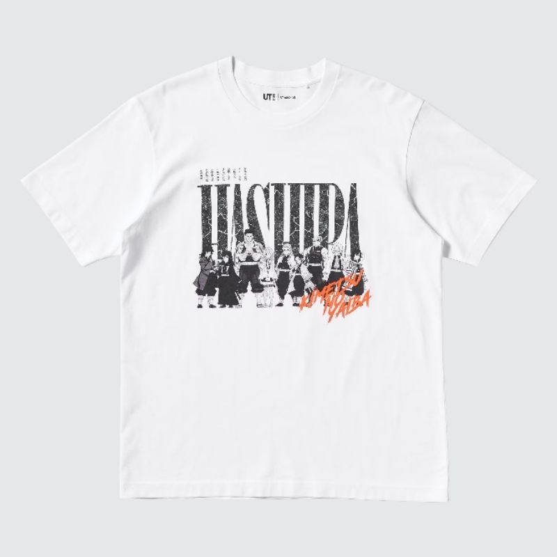 Tshirt UNIQLO x Kimetsu no Yaiba (Hashira) | UT Archive Kaos Lengan Pendek
