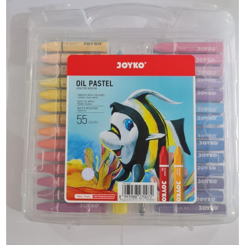 crayon oil pastel joyko isi 55