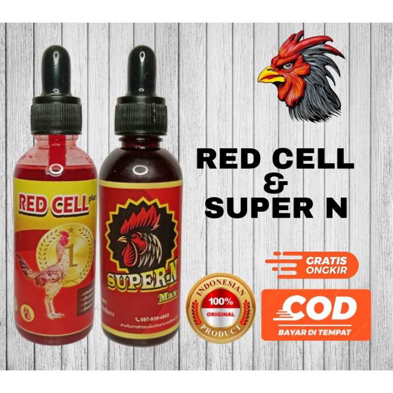 redcell super n vitamin ayam aduan original thailand
