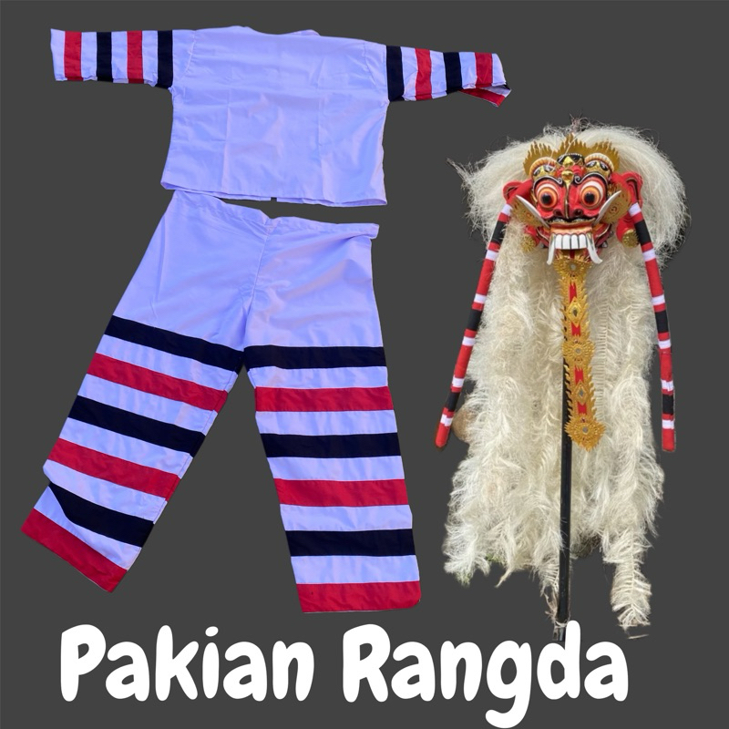 Pakaian Rangda Bali - Kostum Rangda Bali - Kostum Rangda Bali 1 set - Baju Rangda Bali - Kostum Leak