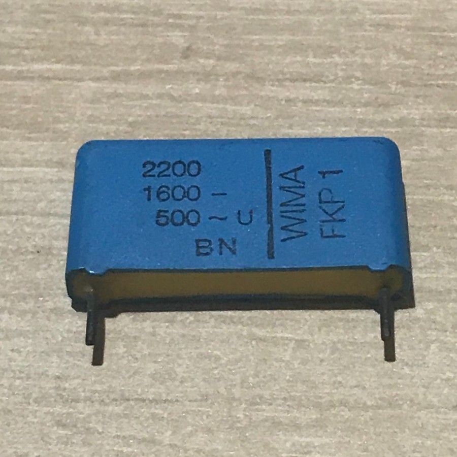 KAPASITOR MKT MKP 2200pF 2.2nF 0.0022uF 1600VDC 500VAC WIMA FKP-1 Pcmelebik54 Ayo Beli