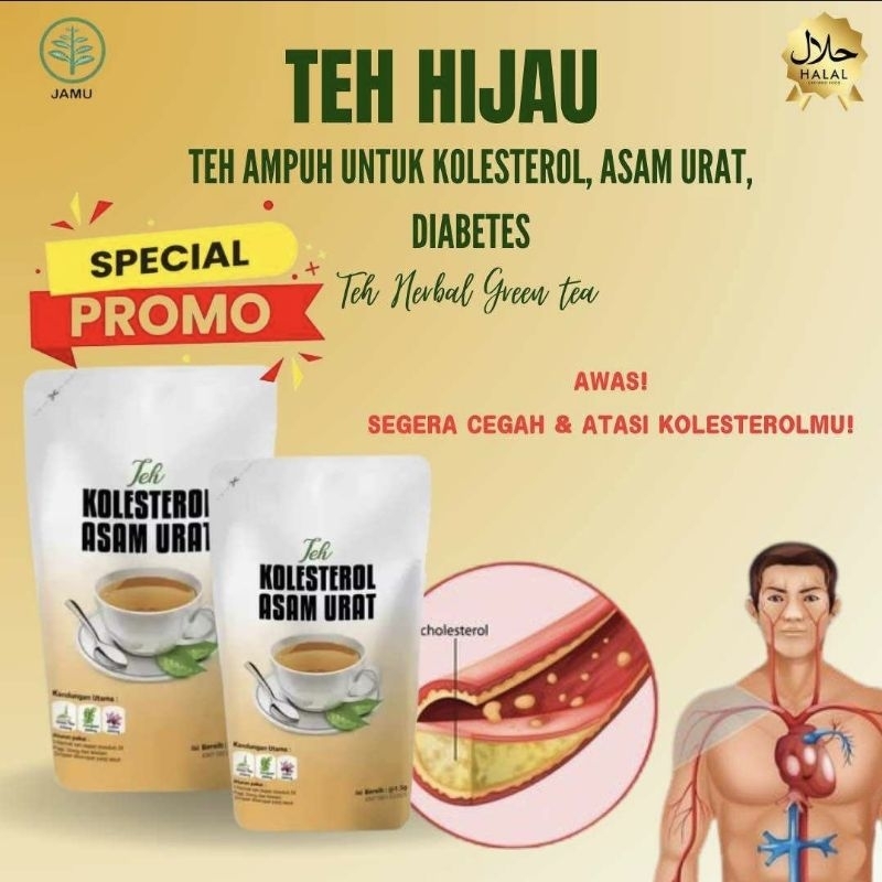 

(COD) TERLARIS TEH HERBAL ASAM URAT DAN KOLESTEROL, Teh Racik Ramuan Cina, Minuman untuk penderita rematik dan darah tinggi Asli OIRIGINAL BPOM