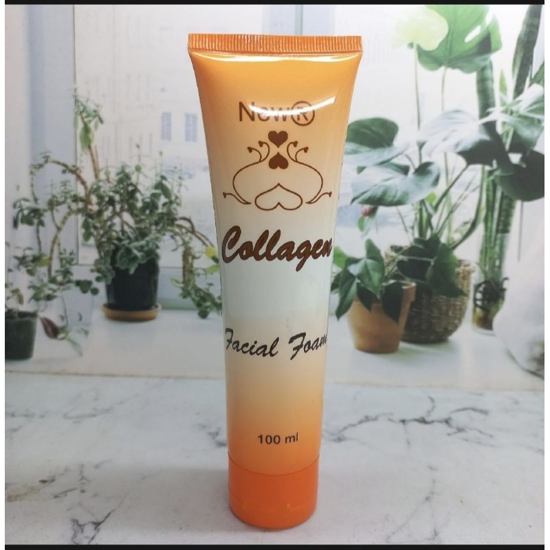 Facial Foam Collagen NewR 100ml Original BPOM (1Pcs)