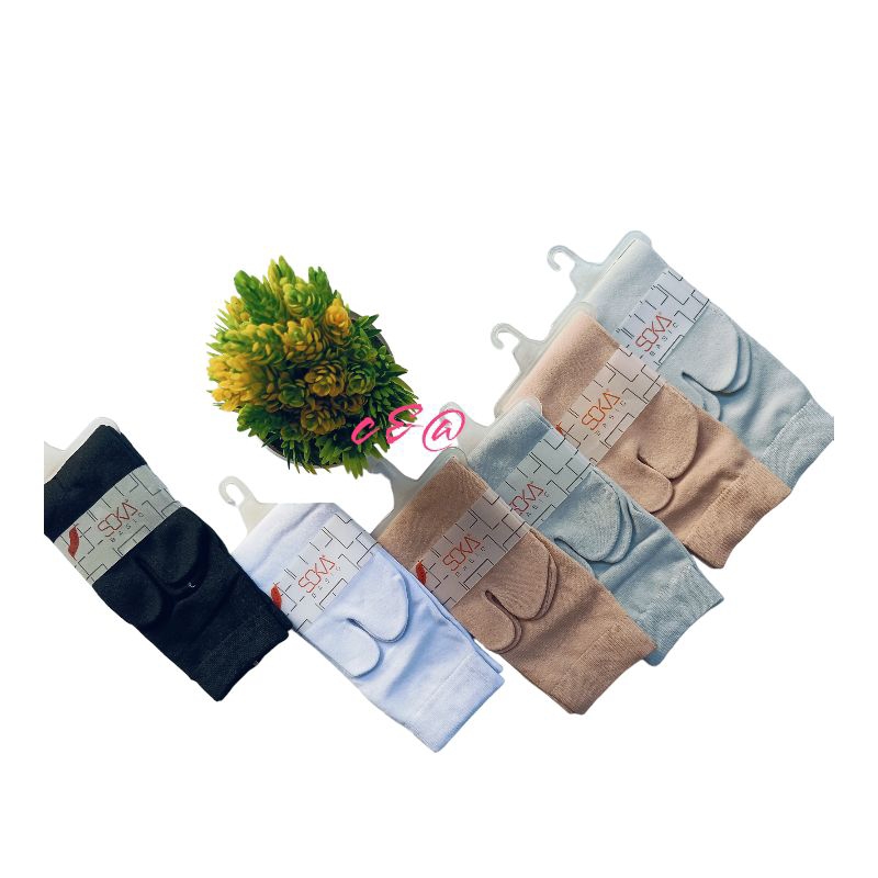 Kaos kaki jempol wanita polos Soka/kaos kaki polos jempol Soka /kaos kaki Soka besic