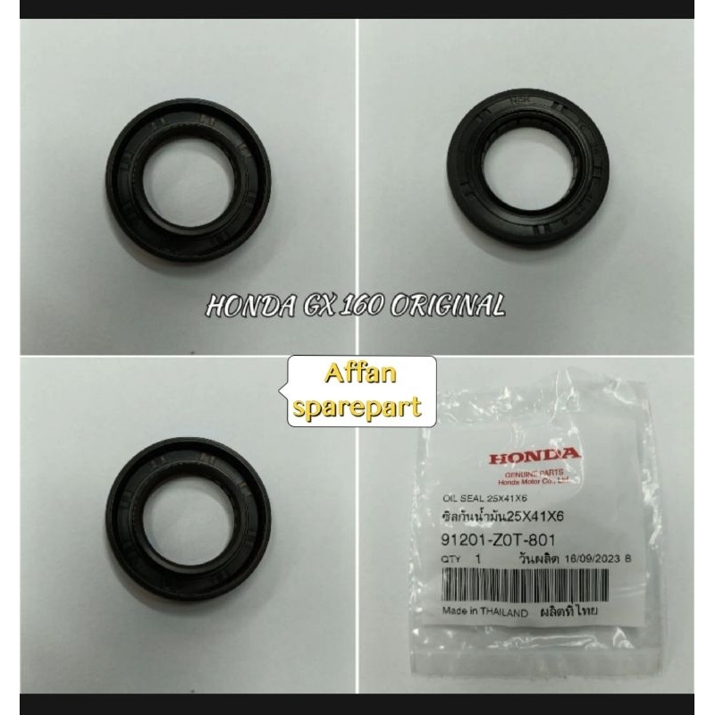 OIL SEAL CRANKSHAFT MESIN HONDA GX 160 ASLI / SEAL HONDA AS KRUK GX 160 ORIGINAL HONDA