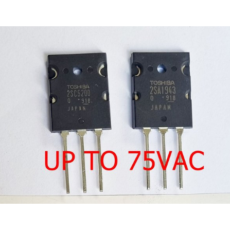 Transistor 1943 5200 SA1943 SC5200 TOSHIBA HARGA 1SET 1 SET KODE LOT 918