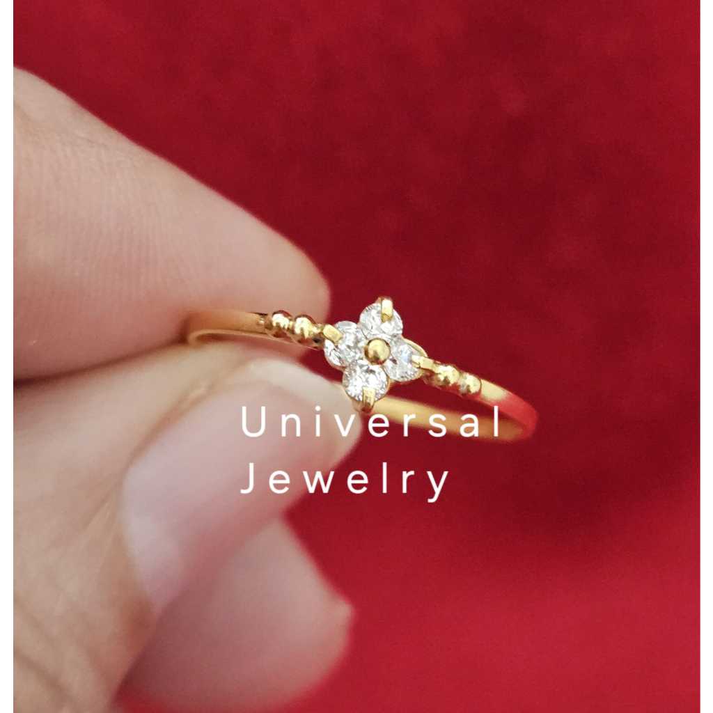 Cincin Dewasa Squere Emas Muda setengah gram