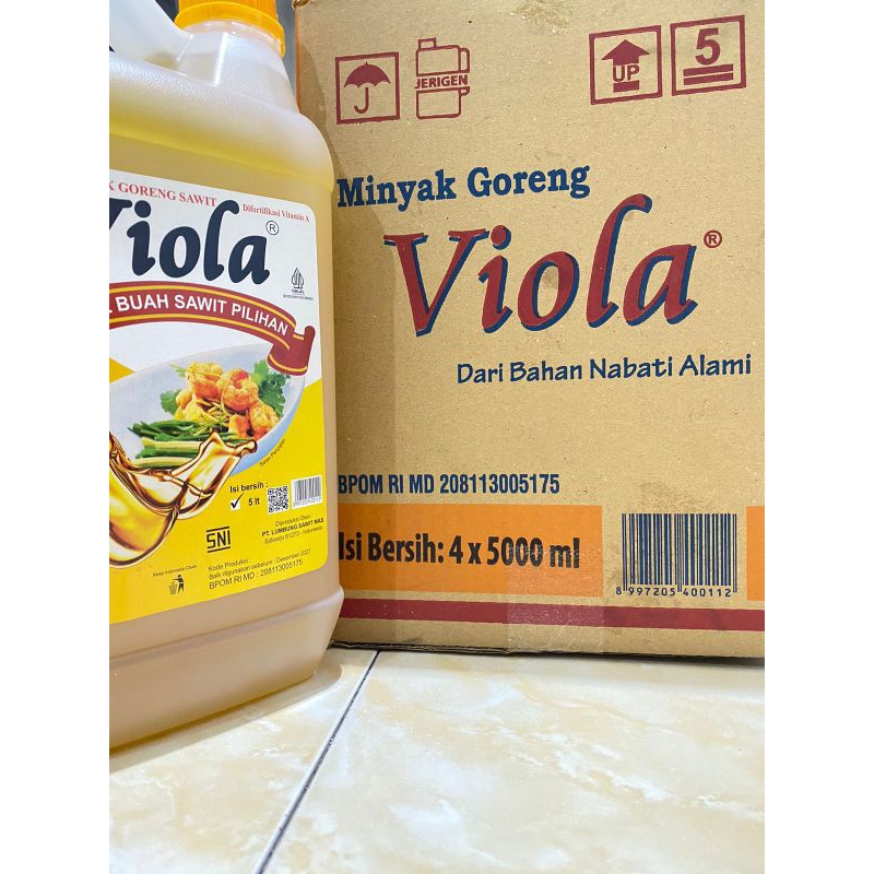 

minyak goreng viola jirigen 5 liter 1 dus