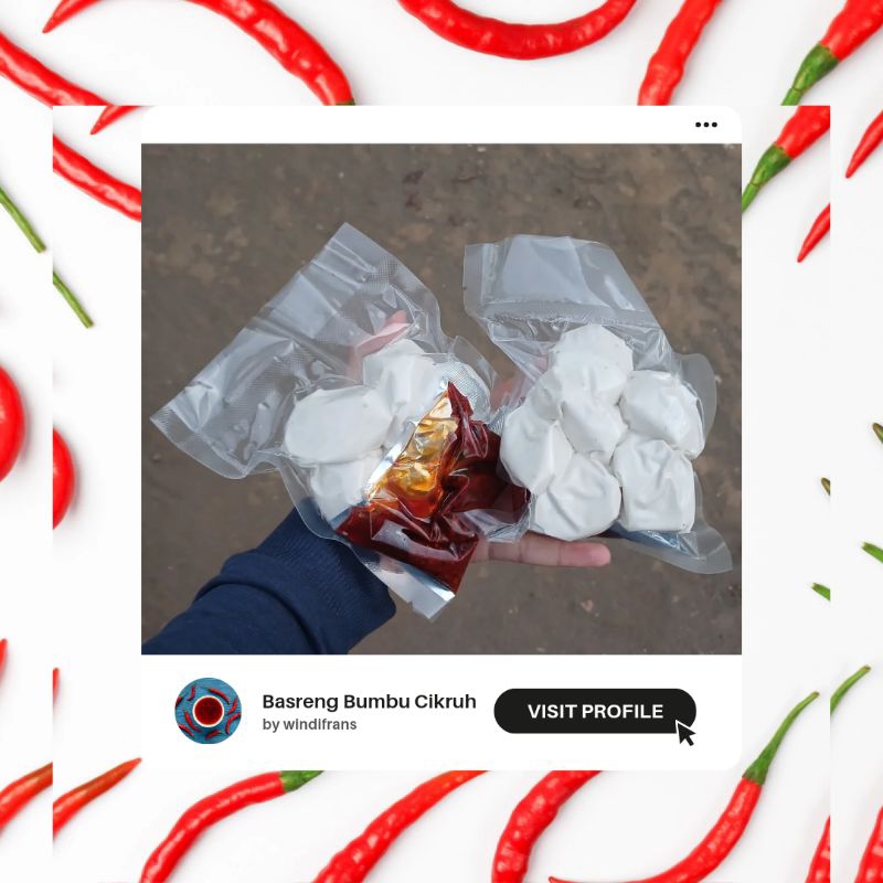 

Basreng Mentah Bumbu Cikruh Chili Oil II