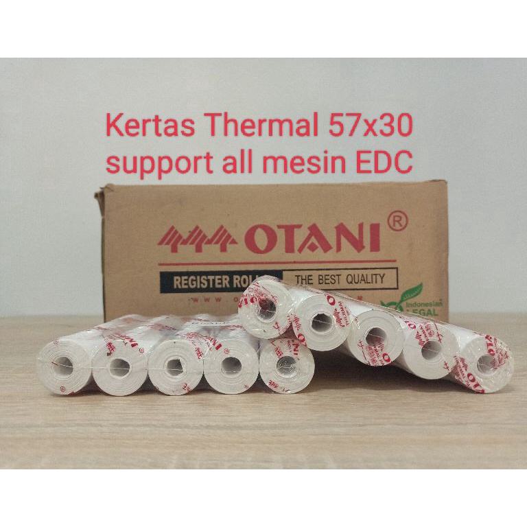 

Diskon Promo Kertas Thermal roll 57x31 Coreless merk Otani isi 1 Roll 81