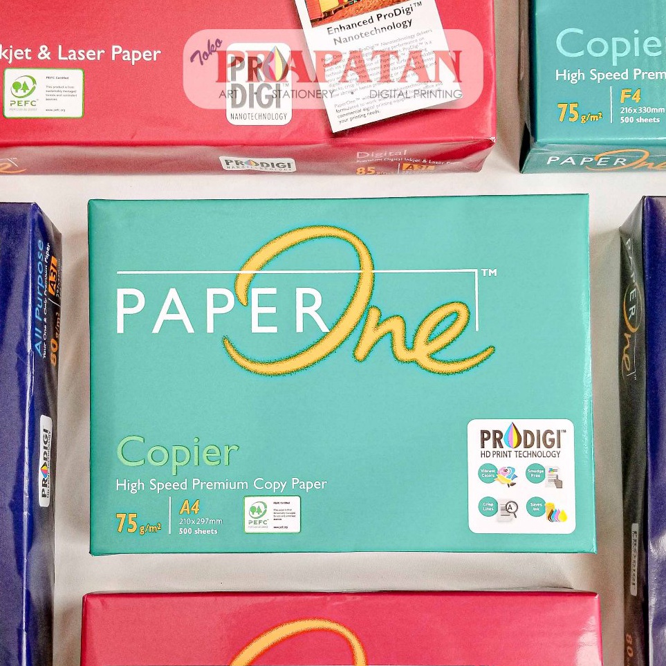 

Paling Popular Kertas HVS Paper One A4F4 Kertas Print Kertas foto copy R63