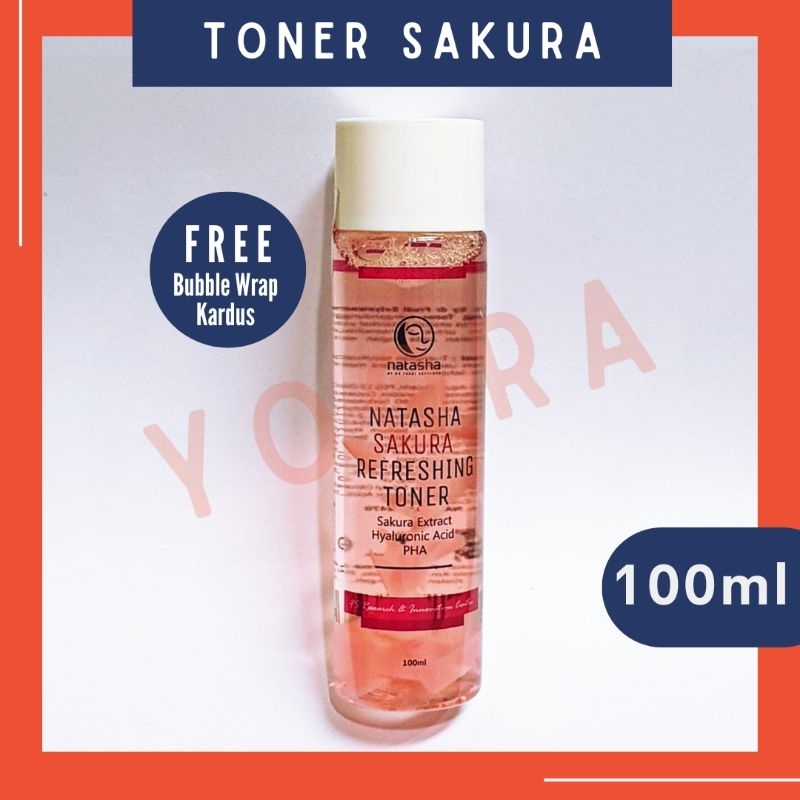 NATASHA Sakura Refreshing Skin Toner, Toner Sakura, Toner  Natasha
