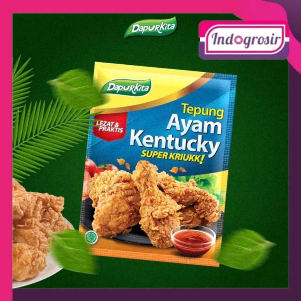 

DAPURKITA TEPUNG AYAM KENTUCKY 100G/DAPURKITA TEPUNG AYAM CRISPY/PROMO