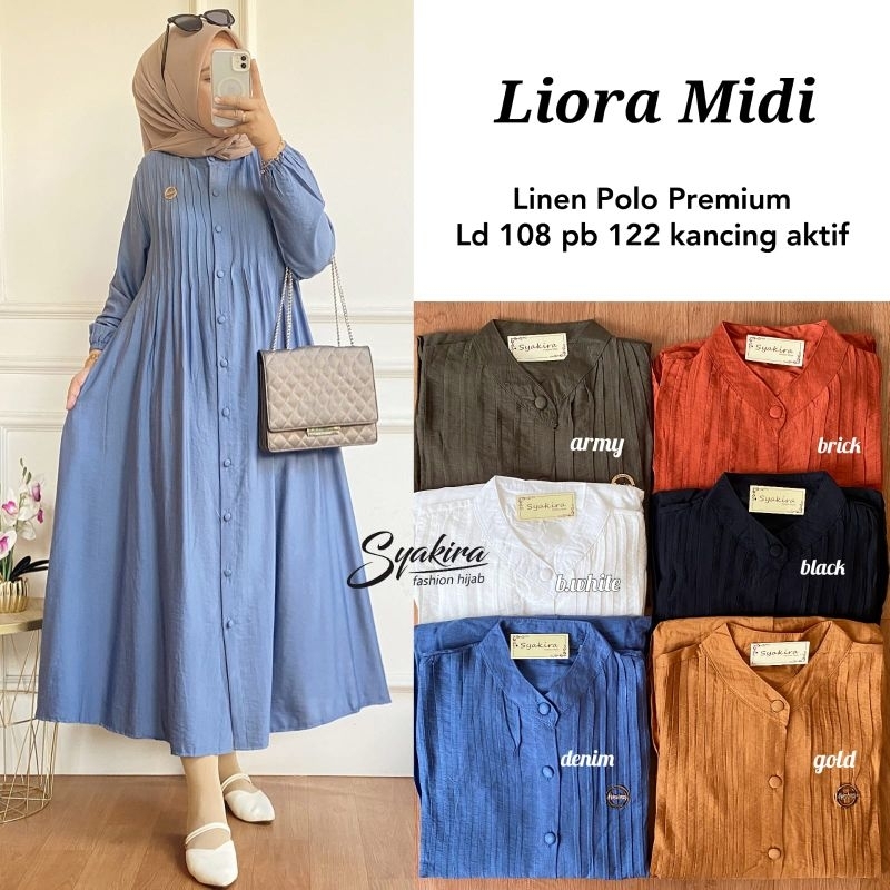 Liora Midi By Syakira || Gamis