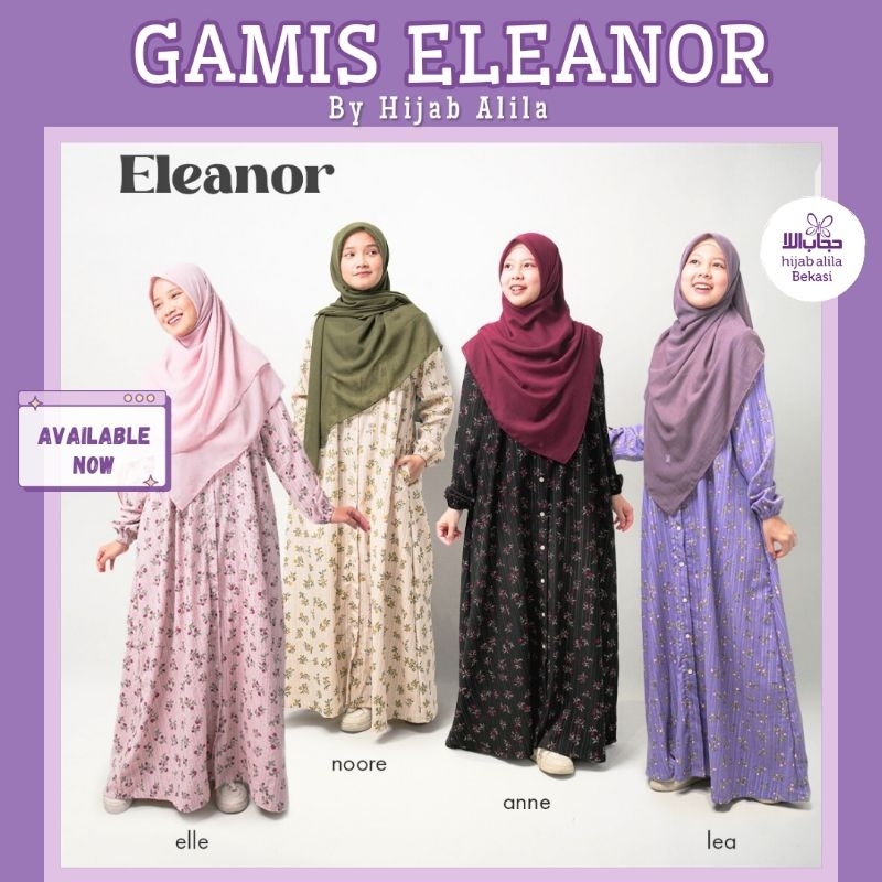 GAMIS ELEANOR HIJAB ALILA KOLEKSI TERBARU CASUAL OUTFIT