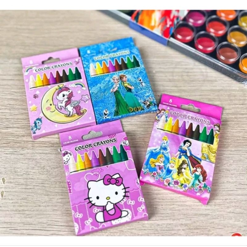 

CRAYONS 8 WARNA PENDEK / KRAYON 8 WARNA / CRAYON MURAH / KRAYON ANAK /