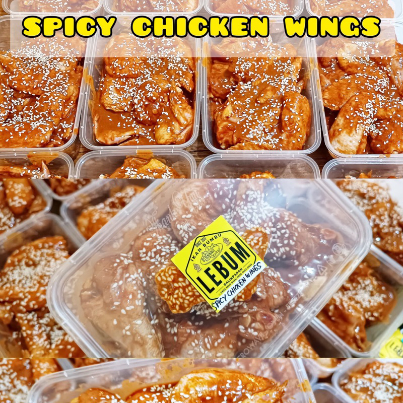

(Ready Balikpapan) Spicy Chicken Wings Sayap Ayam Pedas siap goreng fresh