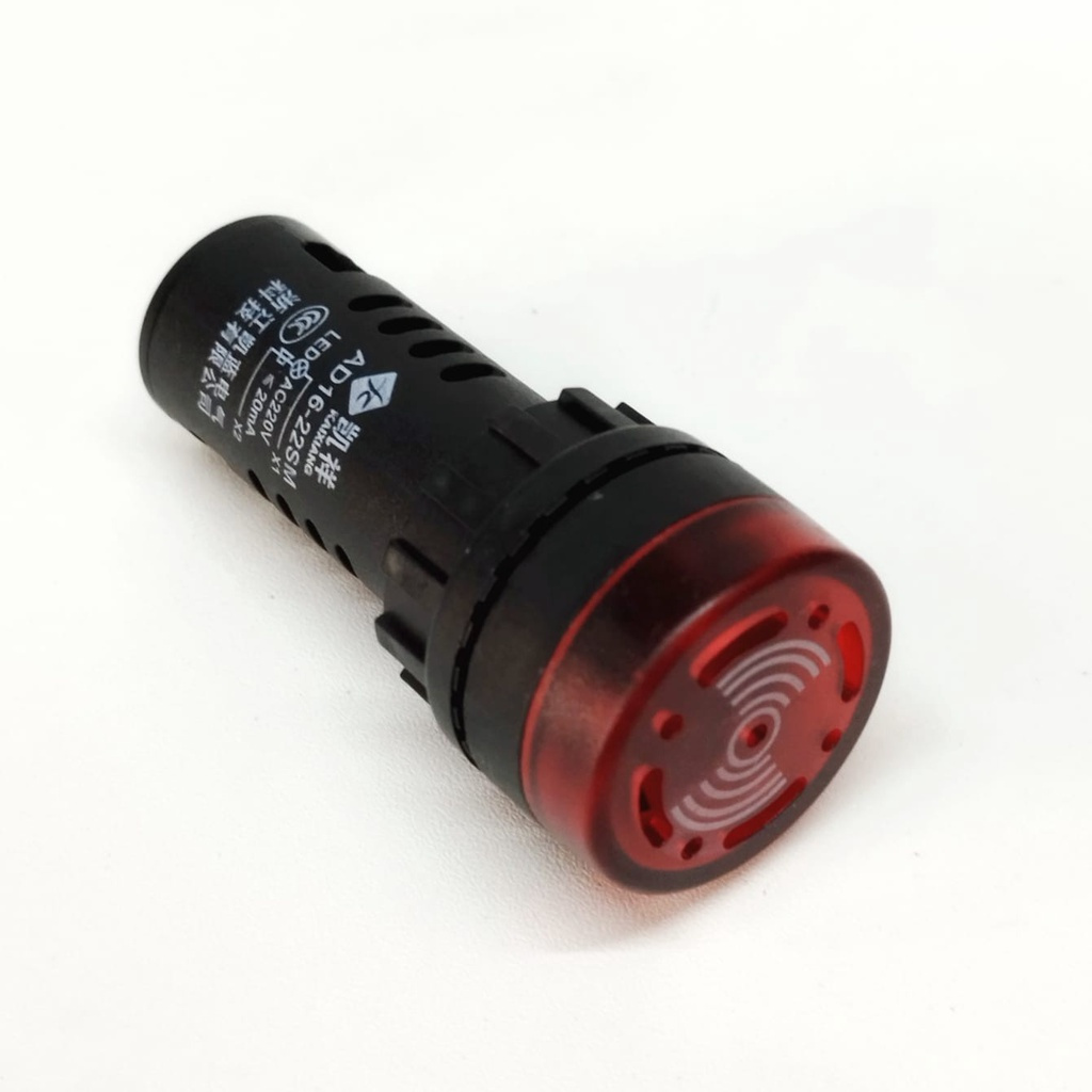 Pilot Lamp 220V Buzzer Bulat AC Besar