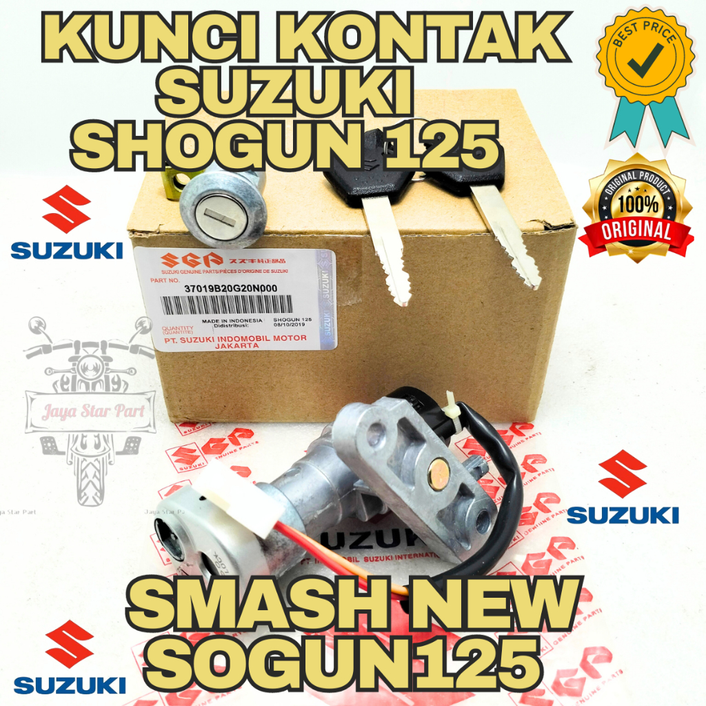 ORI KUNCI KONTAK SUZUKI SHOGUN125 SUZUKI KUNCI KONTAK SMASH NEW ,SOGUN125 KUALITAS ASLI ORIGINAL SUZ