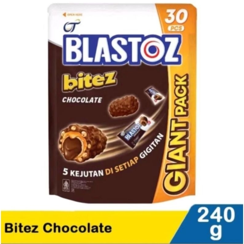 

Blastoz Choholate Bitez Giant Pack Isi 30pcs