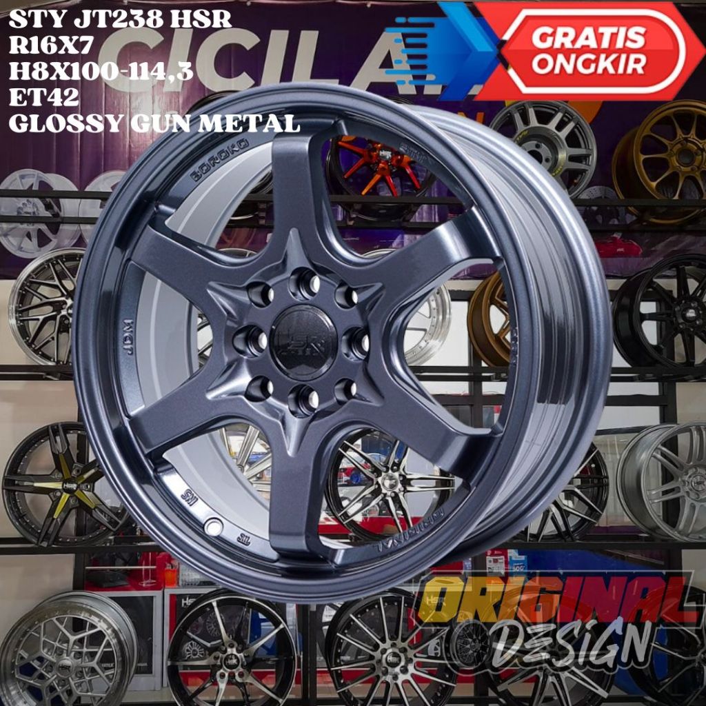 Velg Mobil Ring 16 HSR STY R16 UNTUK ALVEZ , LIVINA , ROCKY , RAIZE
