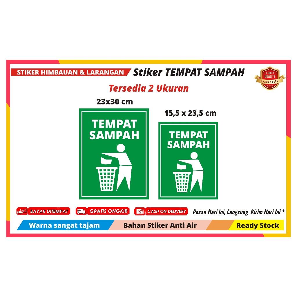 

STIKER TEMPAT SAMPAH