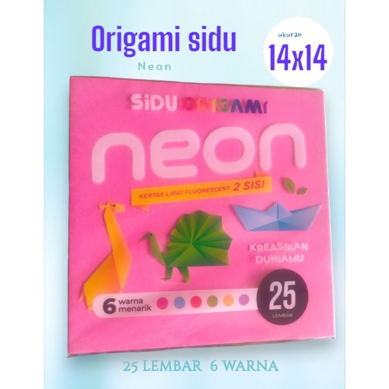 

Kertas ORIGAMI SIDU 2 sisi 25 lembar
