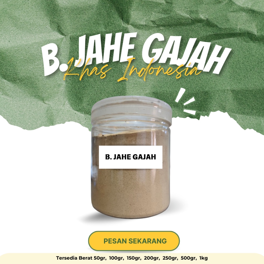 

SERBUK BUBUK HERBAL ALAMI JAHE GAJAH