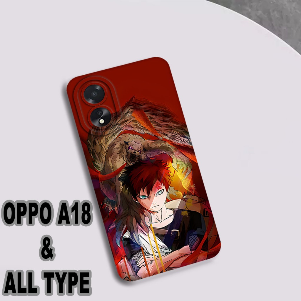 (GC7) Softcase karet Hp OPPO A18/A38 | Case Naruto | Case OPPO A18/A38 Silikon Tpu Pro Camera | Kesi