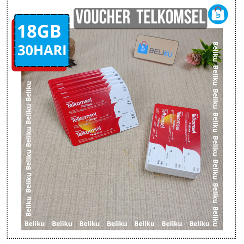 Voucher Kuota Telkomsel 18 GB 30 Hari