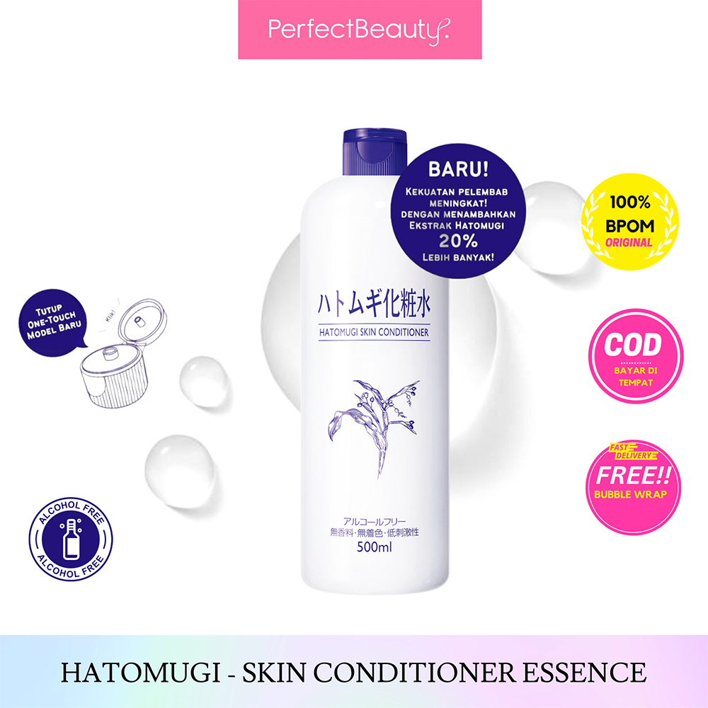 Hatomugi Skin Conditioner (200ml / 500ml) ✔Ori Japan ✔BPOM