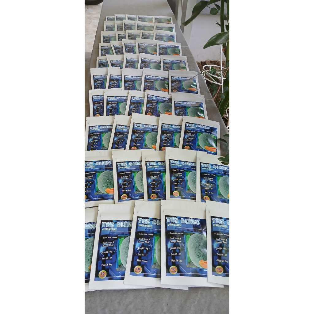 Benih Melon Sweet Hami Original Pabrik Swet Hami Net Kemasan 10 Gram