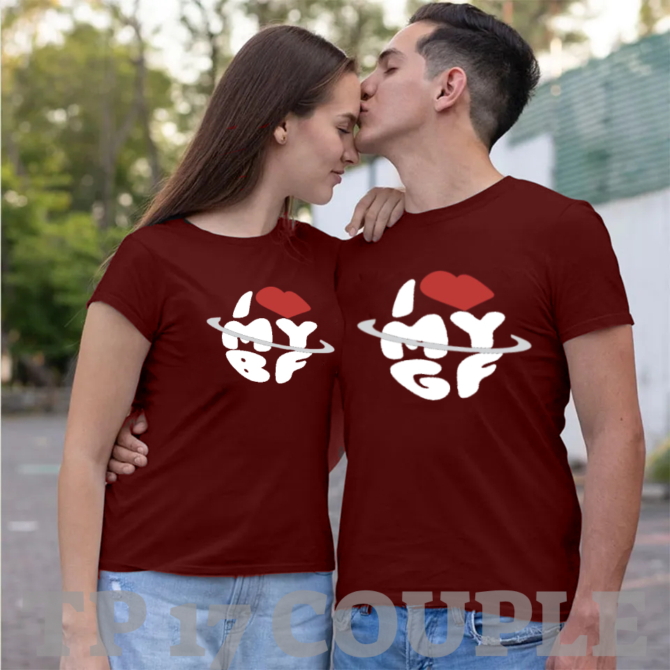 COD-BAJU KAOS COUPLE LENGAN PENDEK-FRANSIKSA-KAOS PASANGAN MOTIF PRINT SABLON ELEGAN-COUPLE TRENDY-C