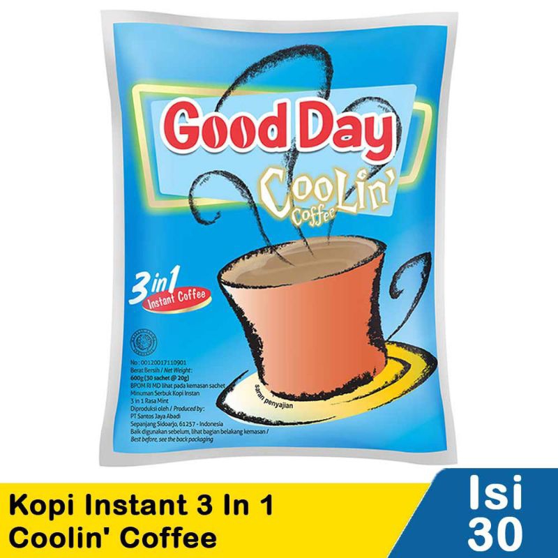 

Goodday Coolin isi 3 renteng kopi
