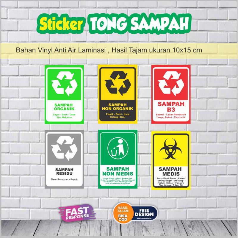 

Sticker Bak Sampah / Tempat Sampah