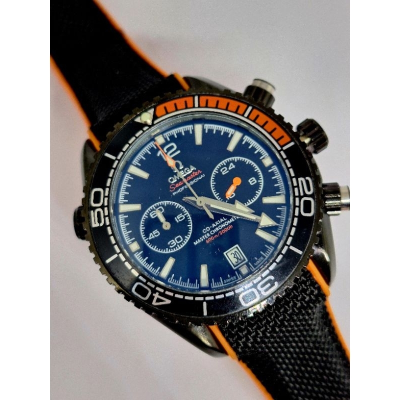 Omega Seamaster Planet Ocean 600M Chronograph Black Dial